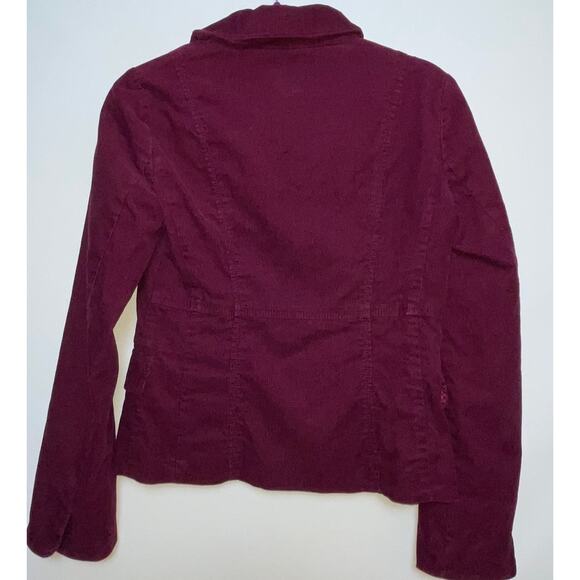 J. Crew Y2K Corduroy Bella Mulled Wine Cotton Jacket - Size 4 - Cute with Jeans! - Picture 2 of 8